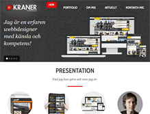 Tablet Screenshot of kraner.se